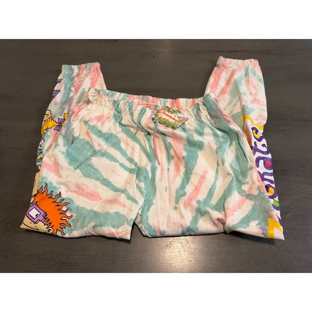 NWT colorful NICKELODEON RUGRATS sweat pants size XL